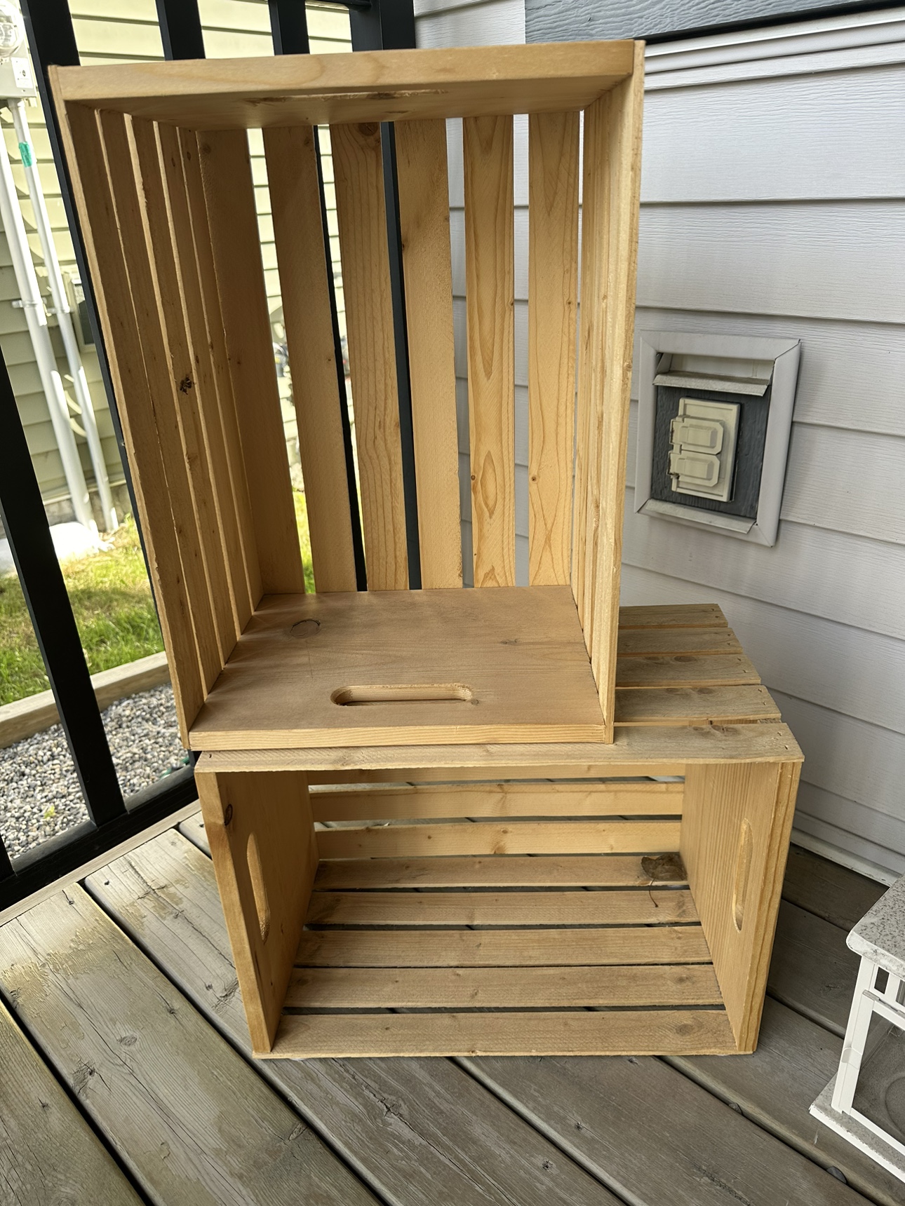 Outdoor Wood Crates