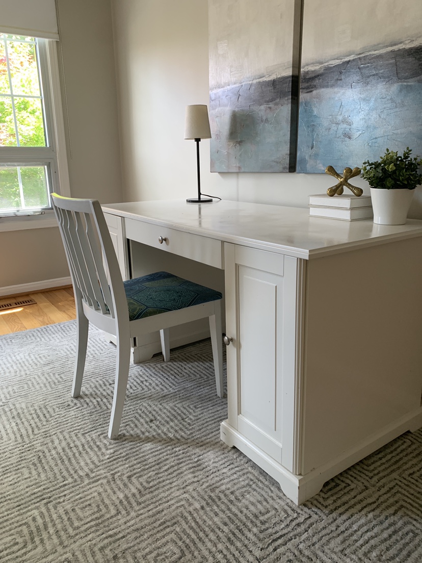 White desk