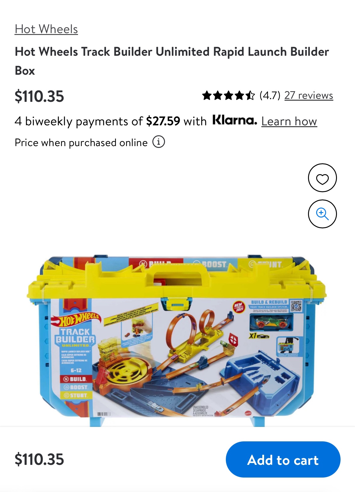 Hot Wheels Track Builder Unlimited Rapid Launch Builder car toy image indicator(4)