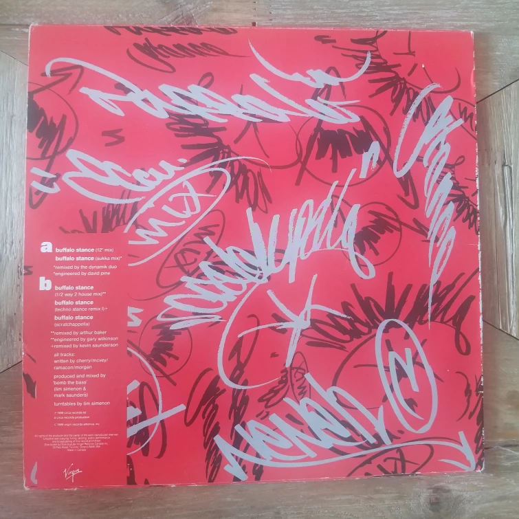 NENEH CHERRY BUFFALO STANCE 12" SINGLE ORIGINAL VINYL image indicator(2)