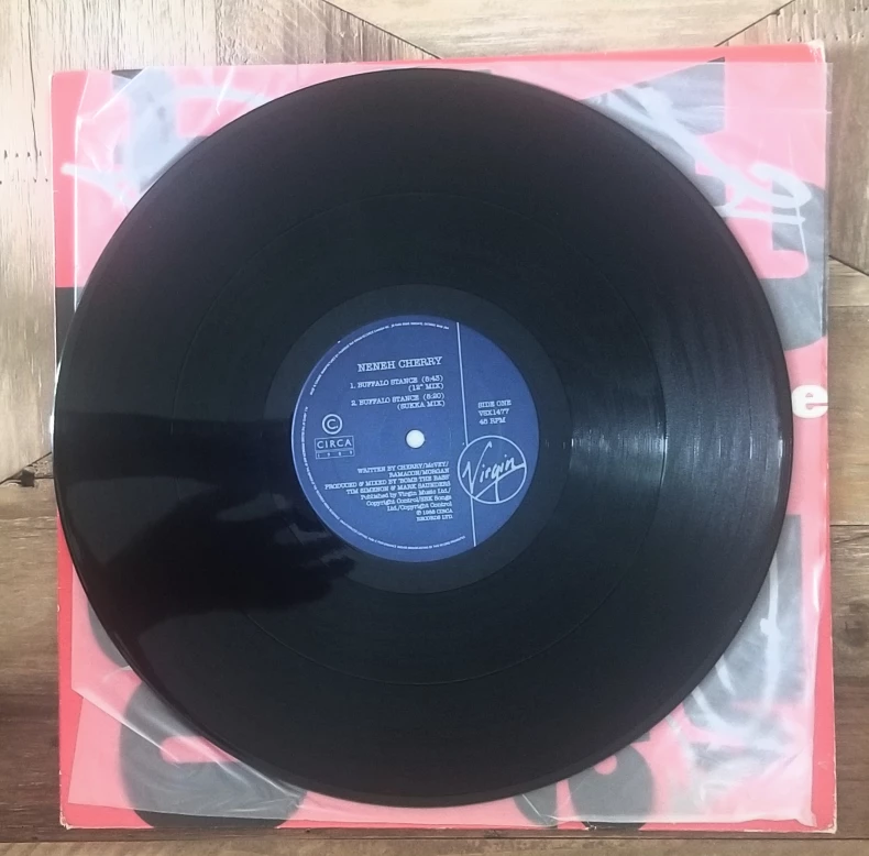 NENEH CHERRY BUFFALO STANCE 12" SINGLE ORIGINAL VINYL image indicator(5)