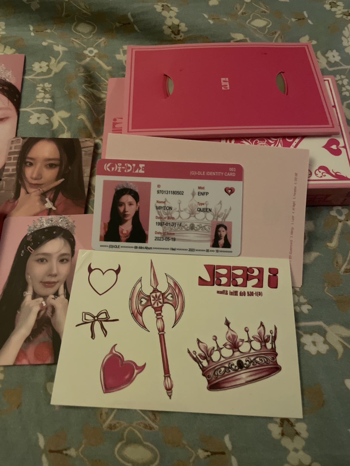 (G) I-DLE I FEEL 6th Mini Album (QUEEN Version) image indicator(2)