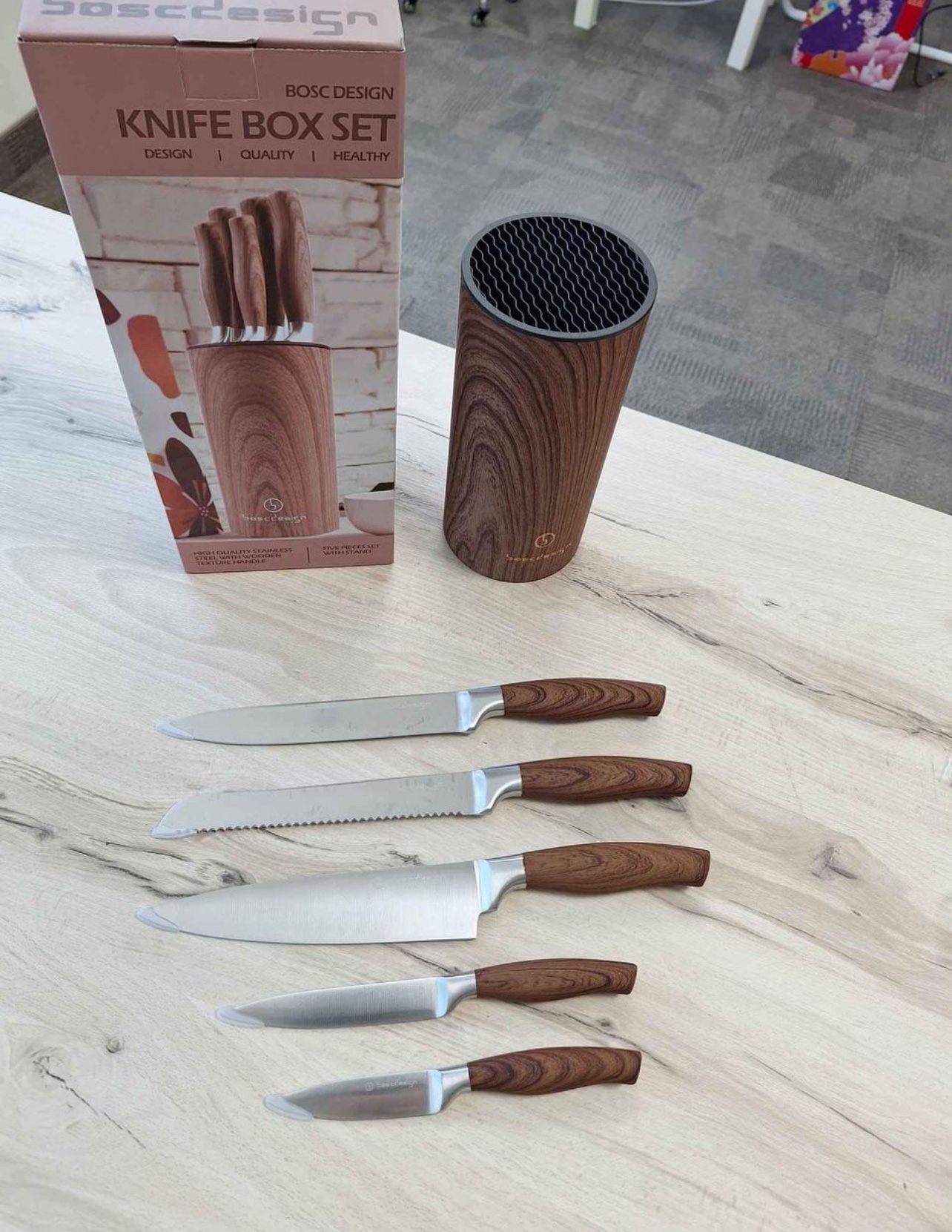 knife set with 5 knifes n stand image indicator(2)
