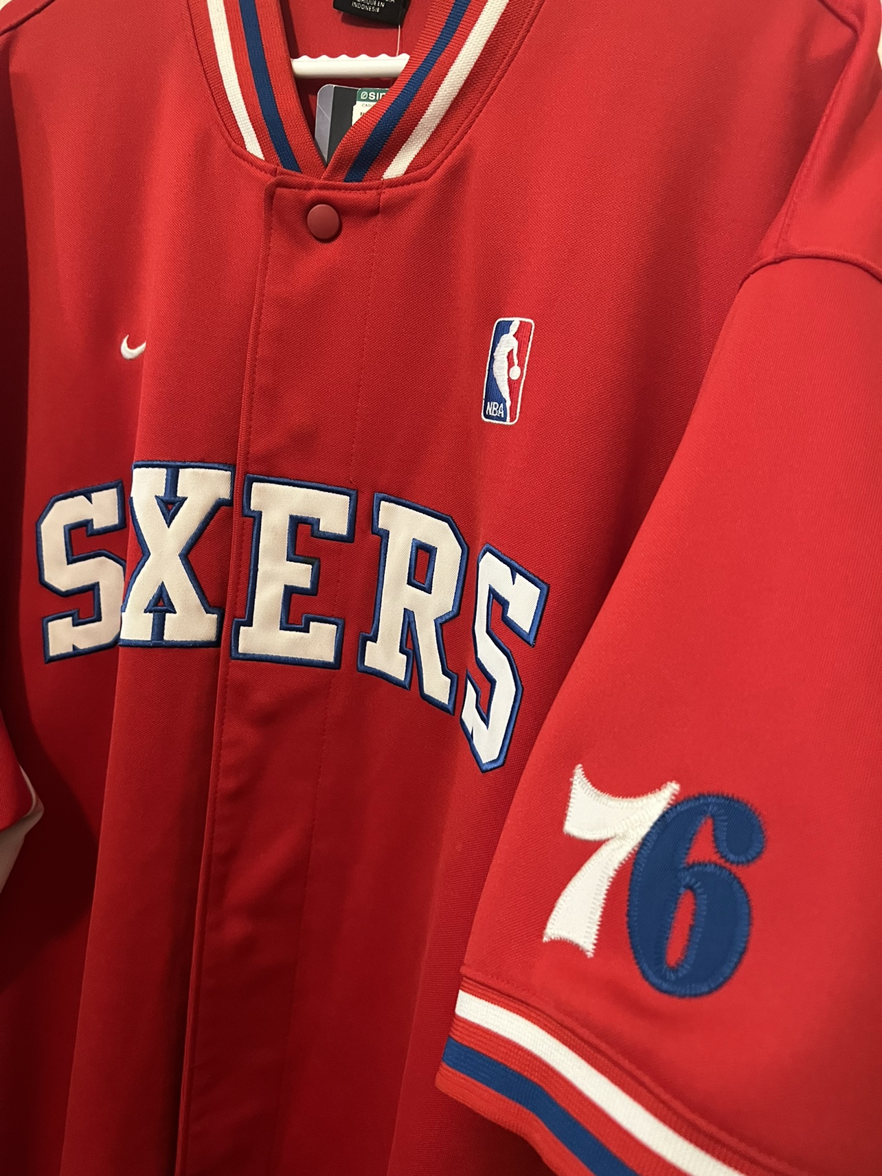 Vintage Nike Philadelphia 76ers Sixers Warmup Jacket - photo 3