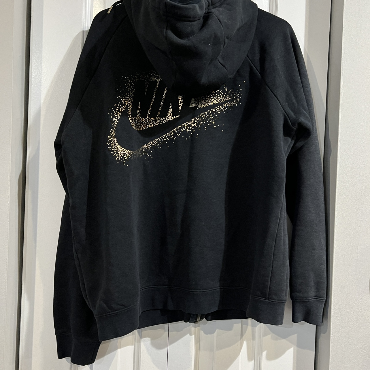 MEN Nike Black Zipper Hoodie Size L - photo 4
