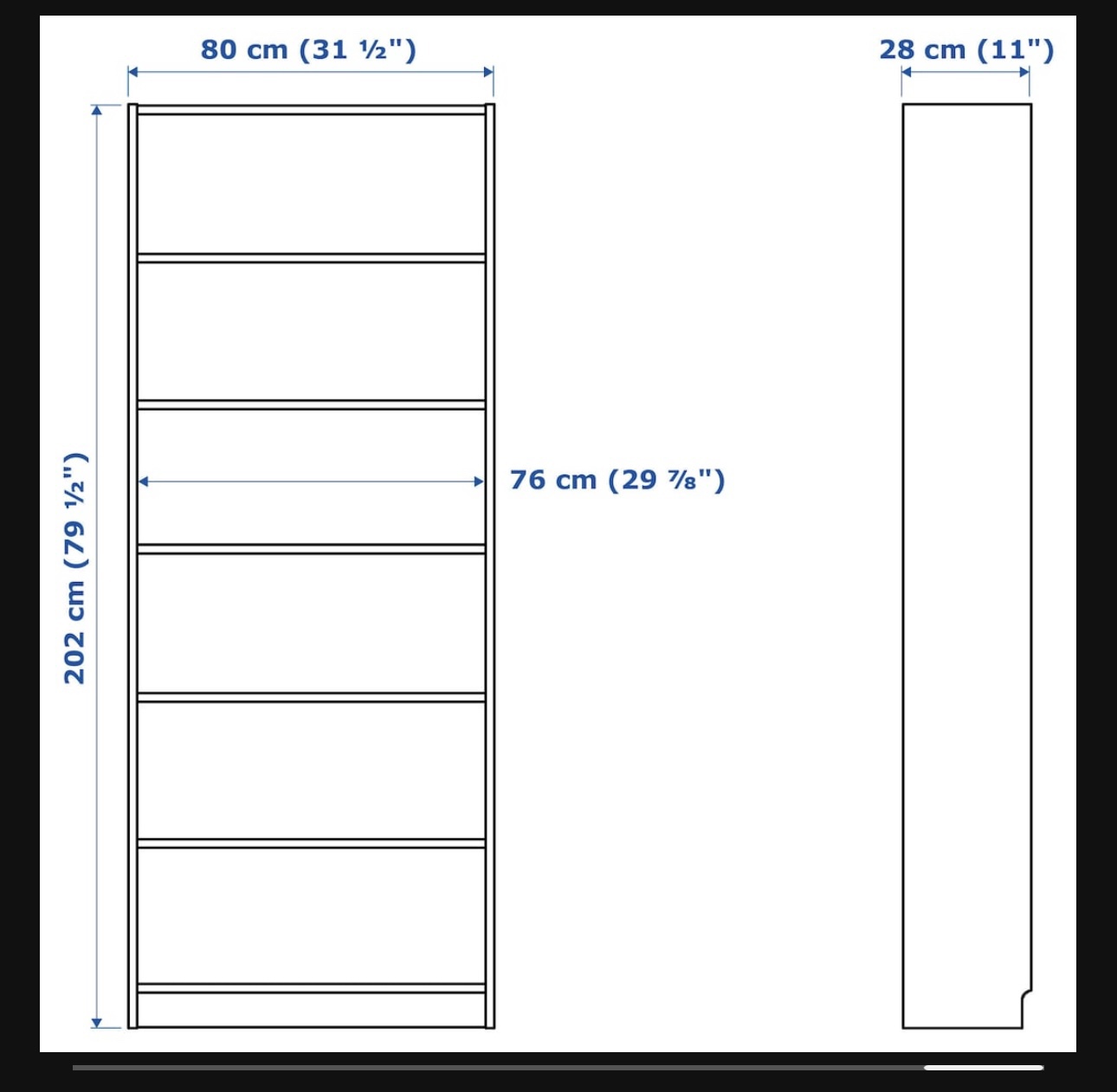 🔥Moving IKEA Billy Tall wide bookshelf fully assembled - photo 2