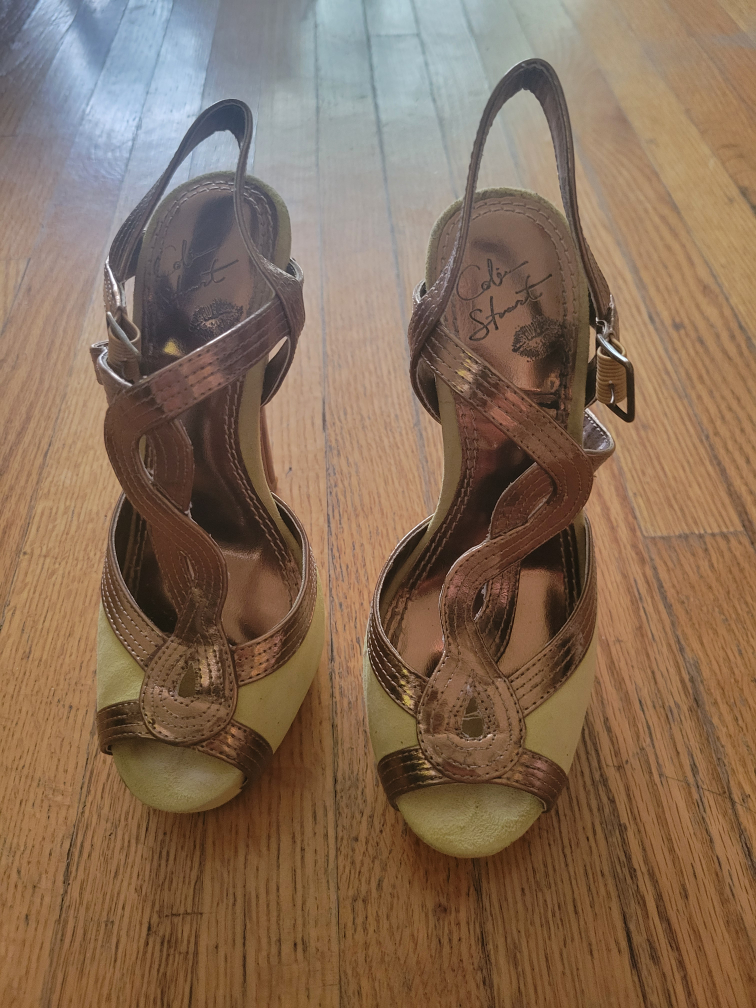High heel party shoes