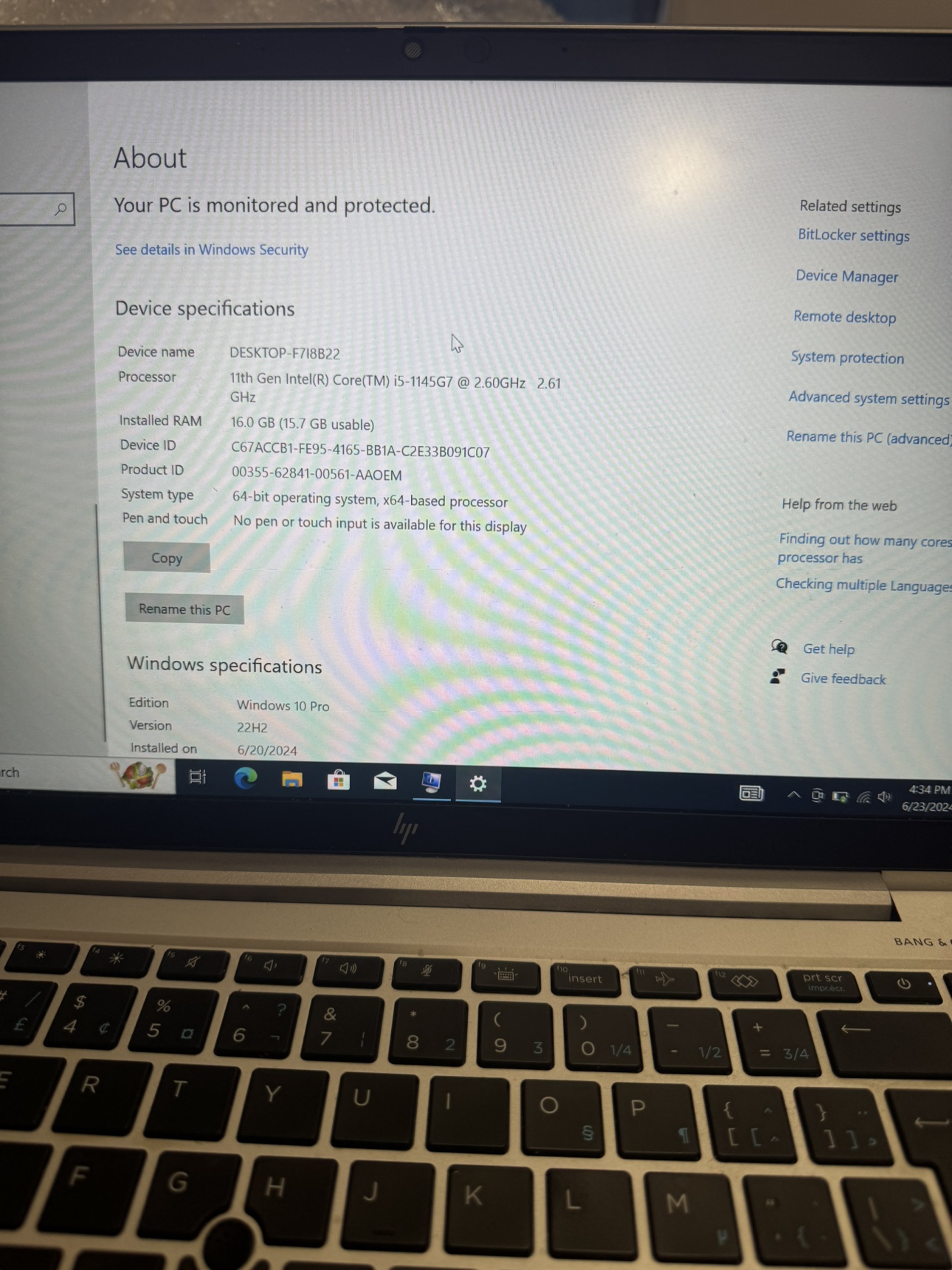 Hp Elitebook 840 g8 - photo 2