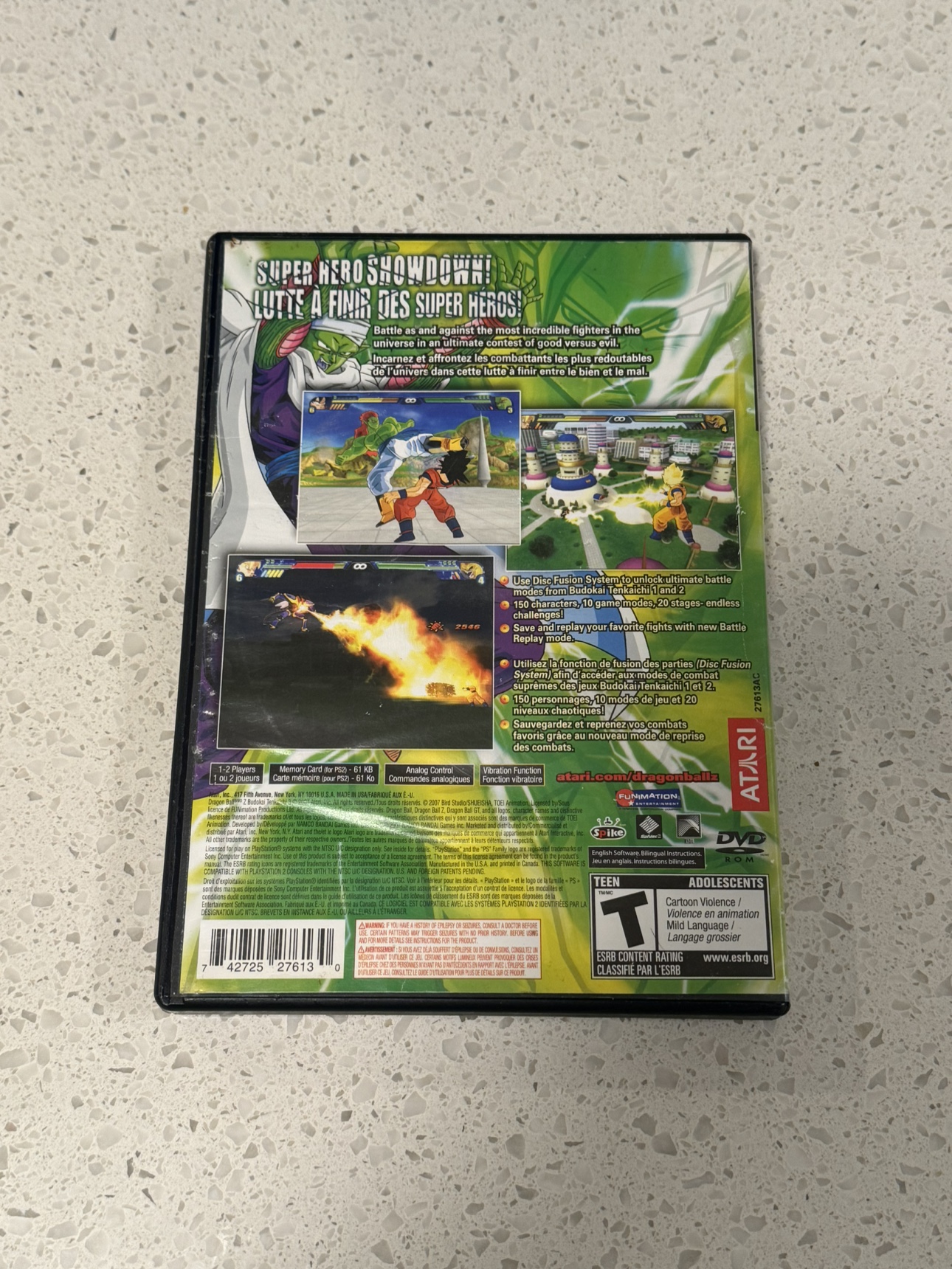 PS2 Dragonball Budokai Tenkaichi 3 PS2 (with free Pokepark Wii) image indicator(3)