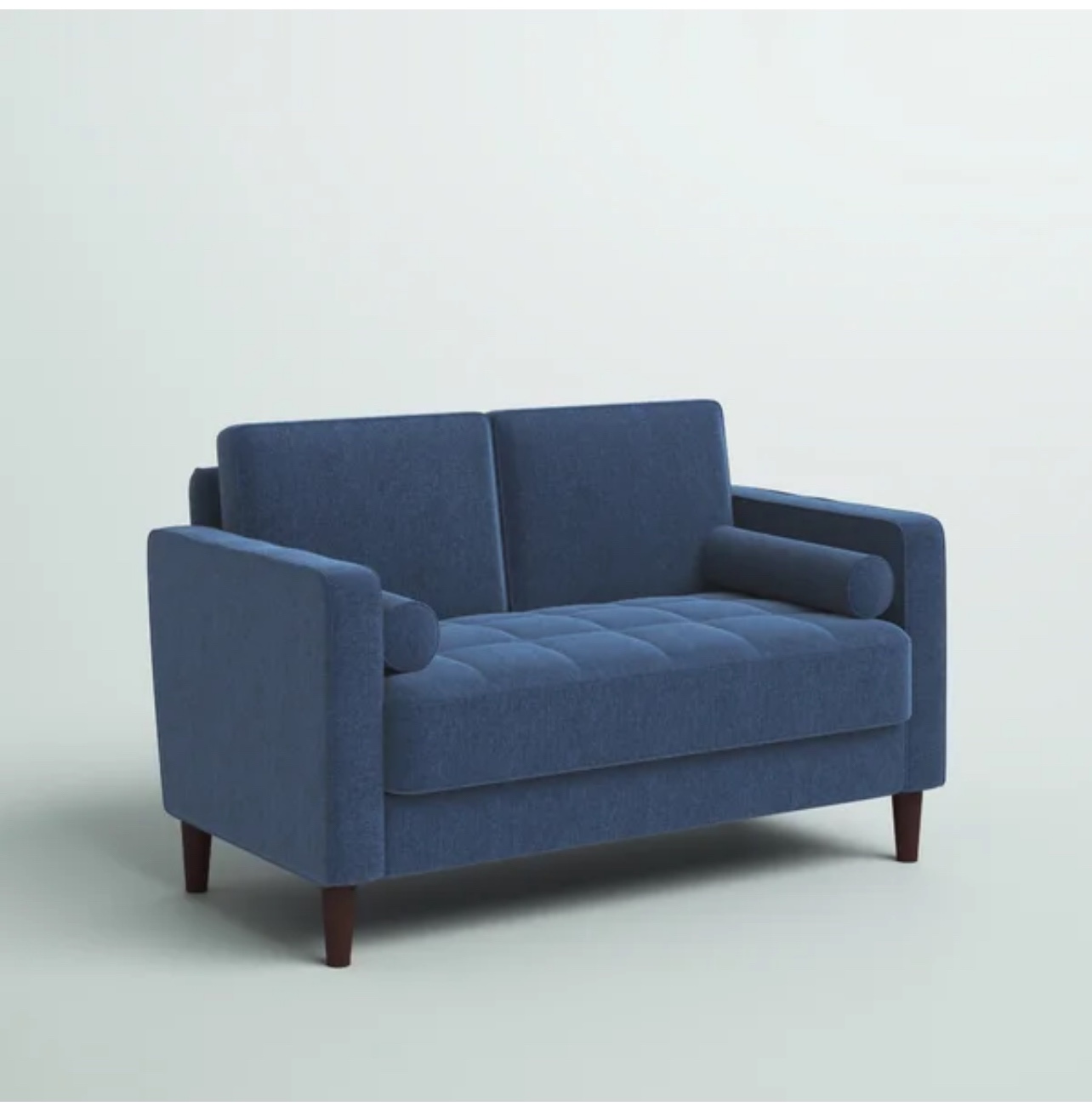 Mercury Row Garren 52.4’’ Square Arm Tufted Loveseat - Navy Blue - photo 3