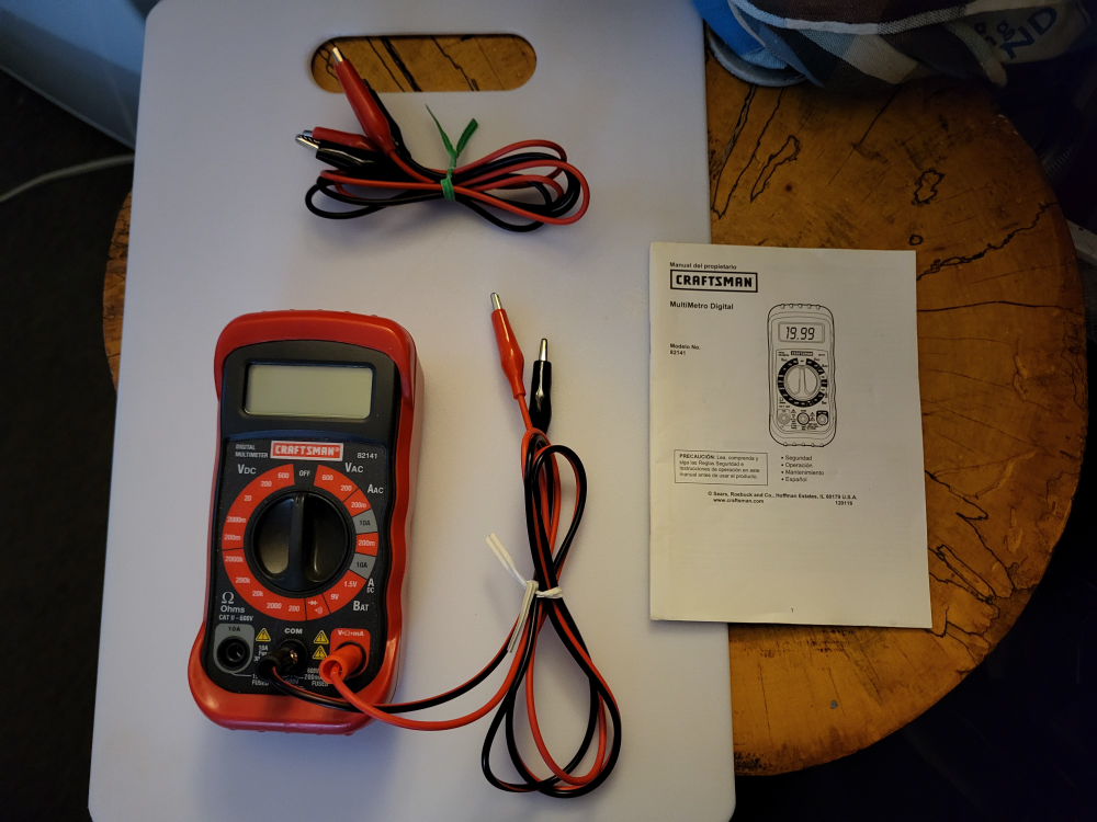 Mastercraft Voltmeter (Model # 82141) 🧡 - photo 2