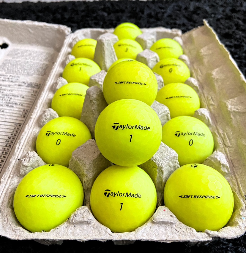 18 Taylormade Soft Response Yellow Golf Balls thumbnail