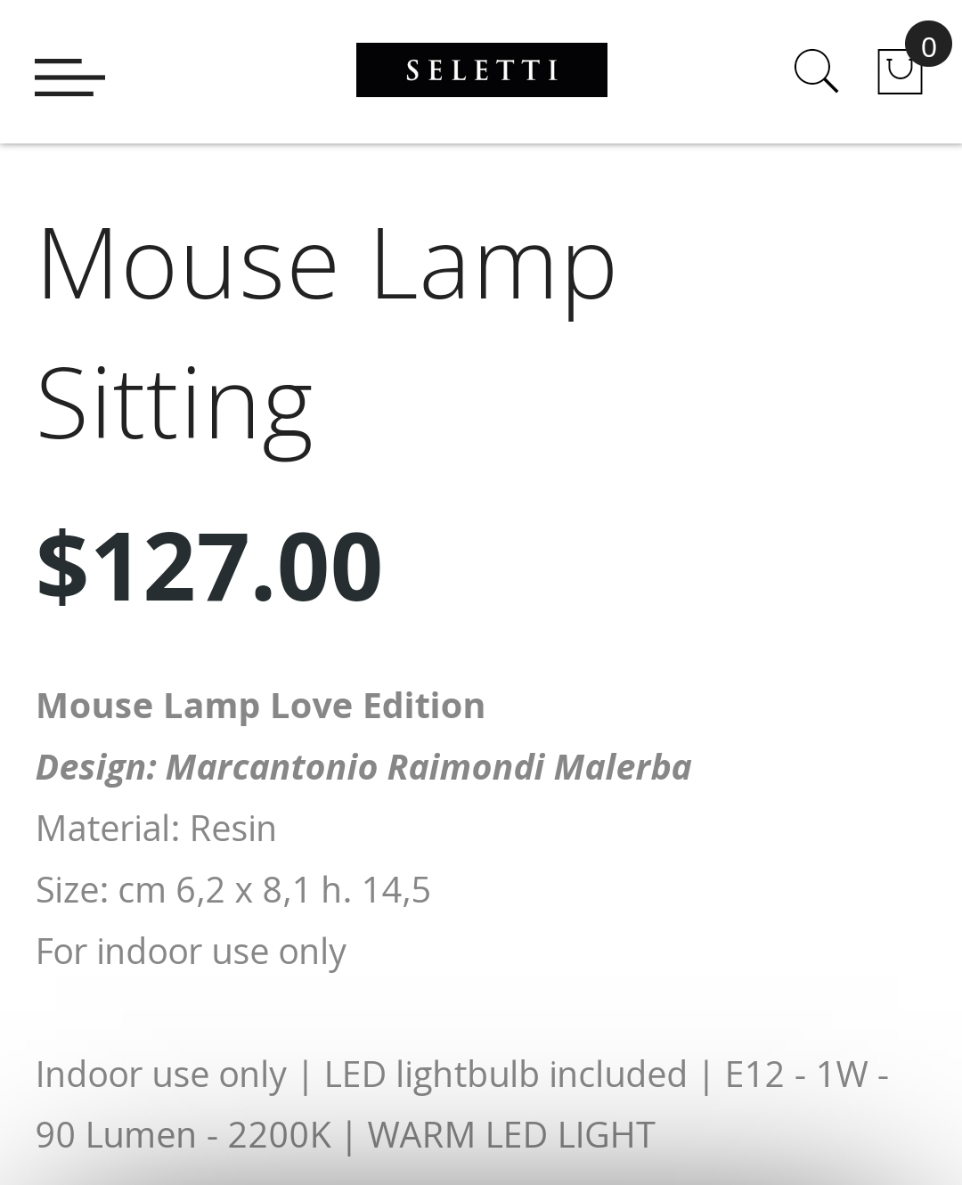 Seletti Mouse Lamp - photo 4