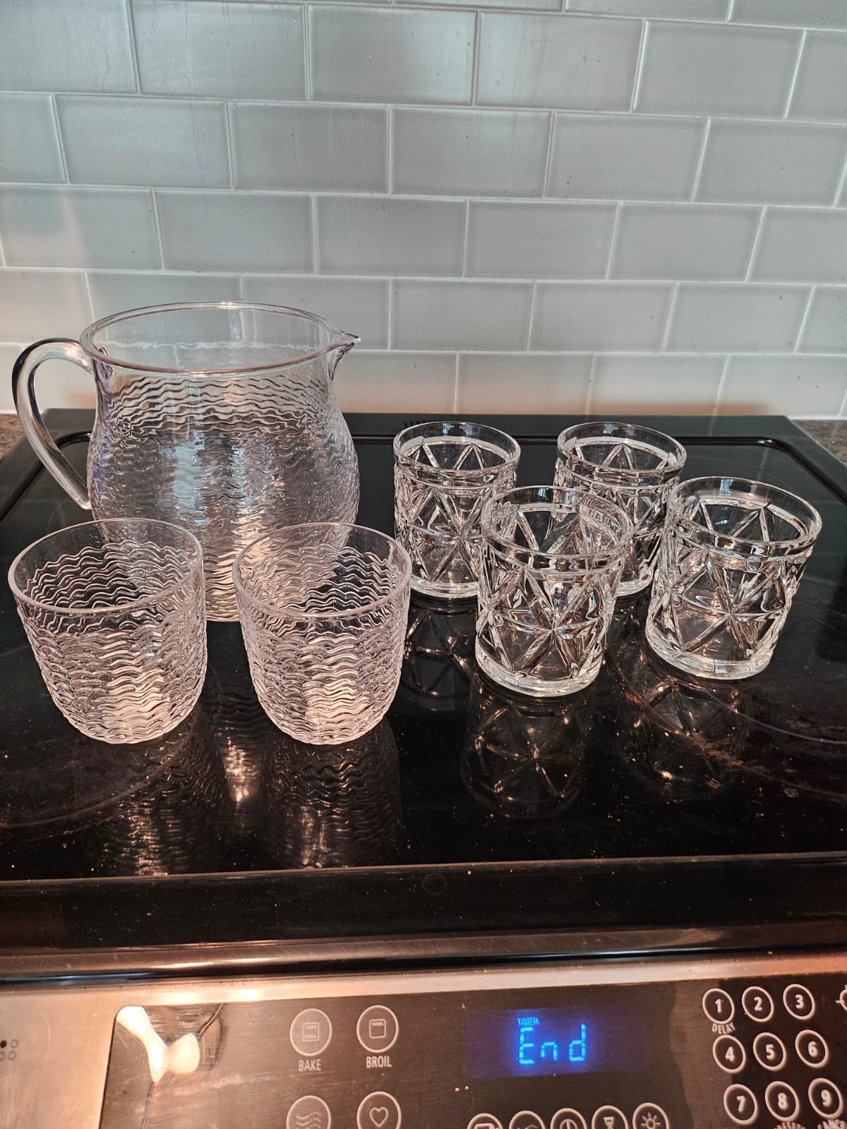 Cups and jug