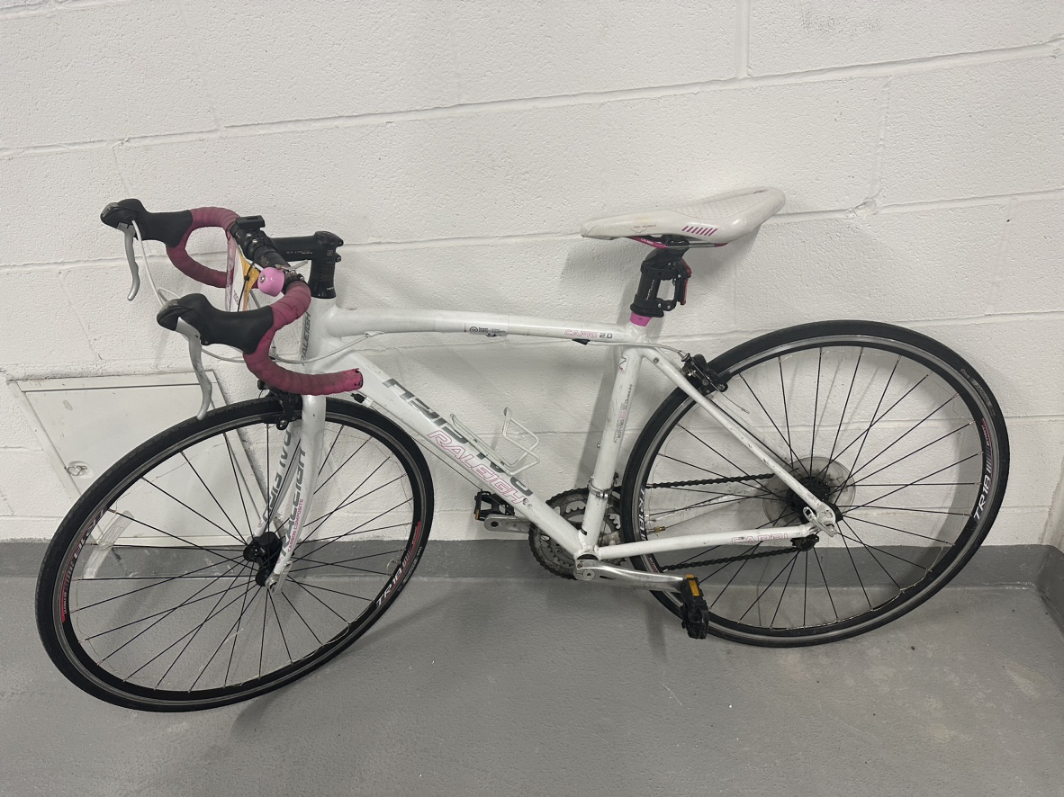 Raleigh road bike (light weight with aluminum frame)