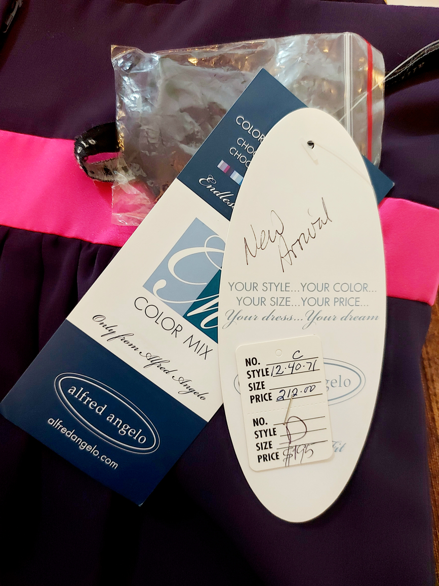 Alfred Angelo Strapless Formal Dress image indicator(6)