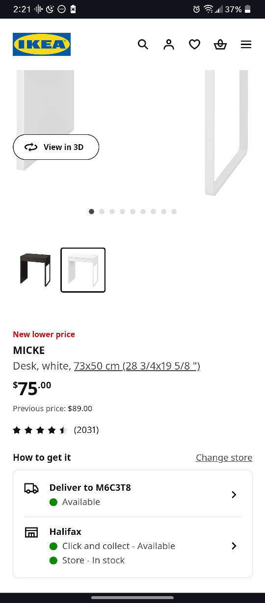 Malm Ikea Desk - Free image indicator(5)