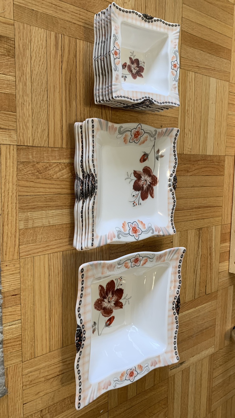 Melamine Plates and bowls and 1 big bowl offer the price thumbnail