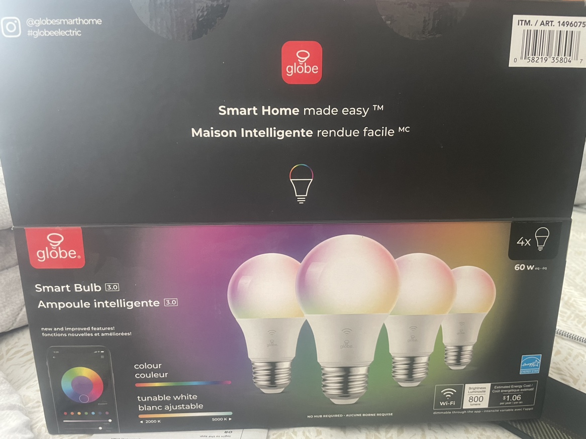 Globe smart LED bulb