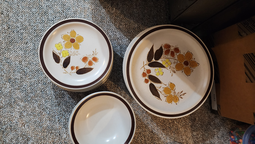 set of dinner plates