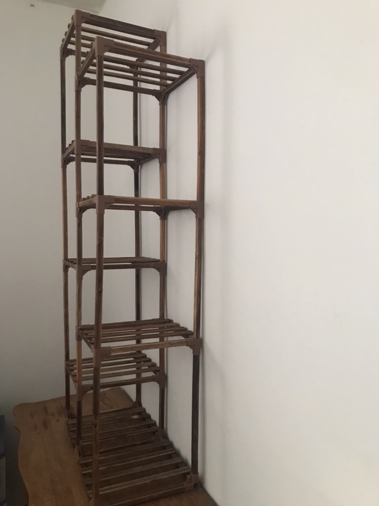 Wooden plants shelf - photo 3