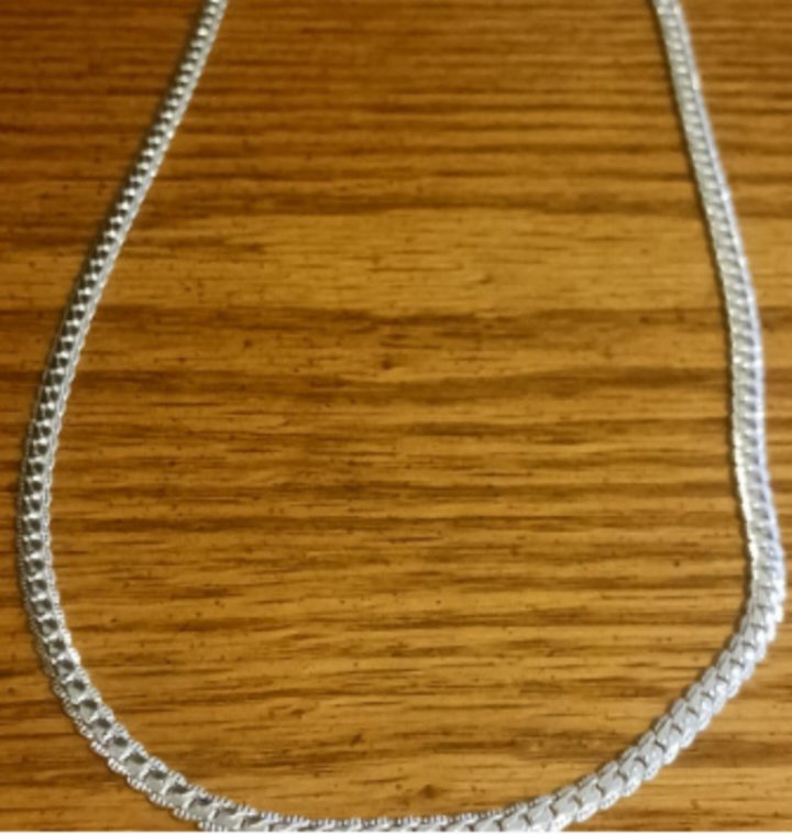 Sterling silver sideways link chain (20) - photo 2