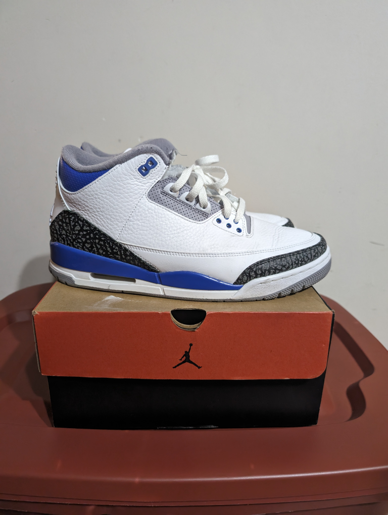 air Jordan 3 racer blue