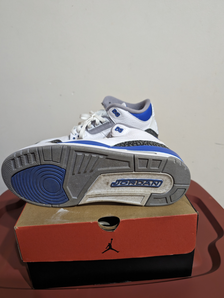 air Jordan 3 racer blue - photo 2