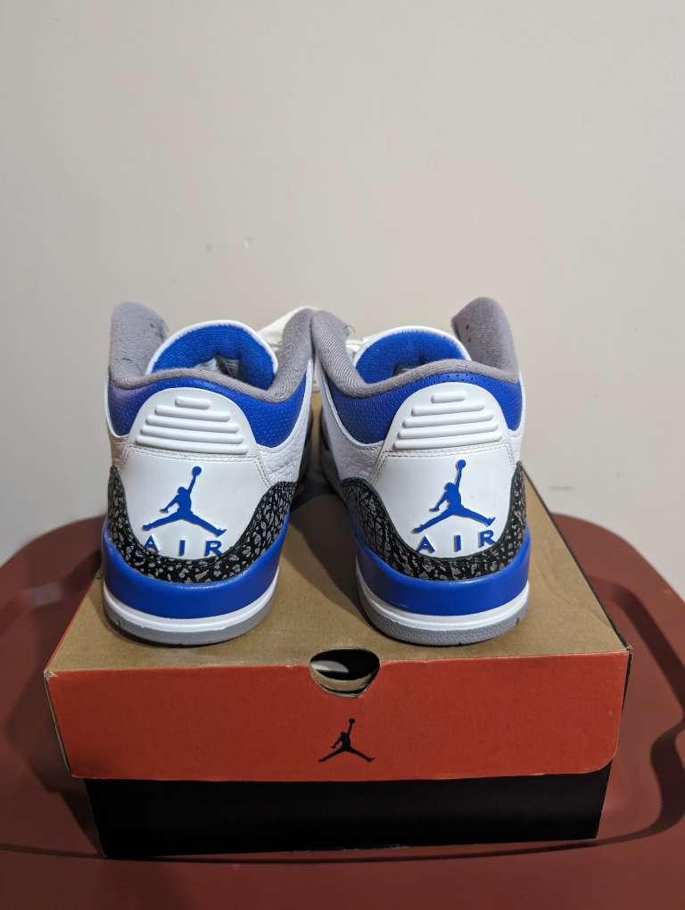 air Jordan 3 racer blue - photo 3