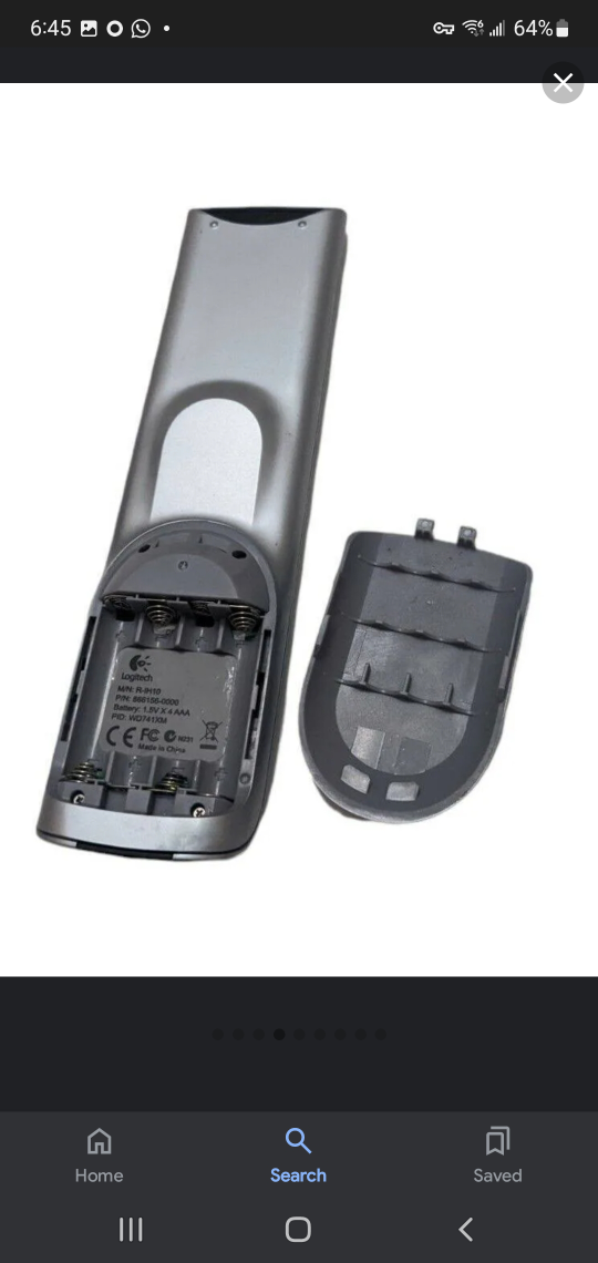 Logitech Harmony 520 Universal Remote R-IH10 - $15 obo image indicator(7)