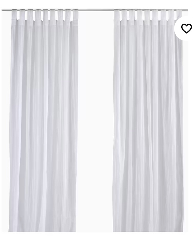 IKEA curtains 145 x 250 ( 2 panels)