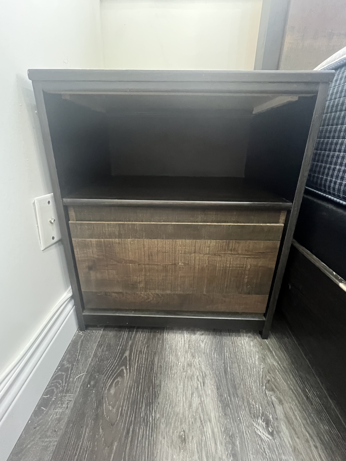 Nightstand w/ USB charging plugs