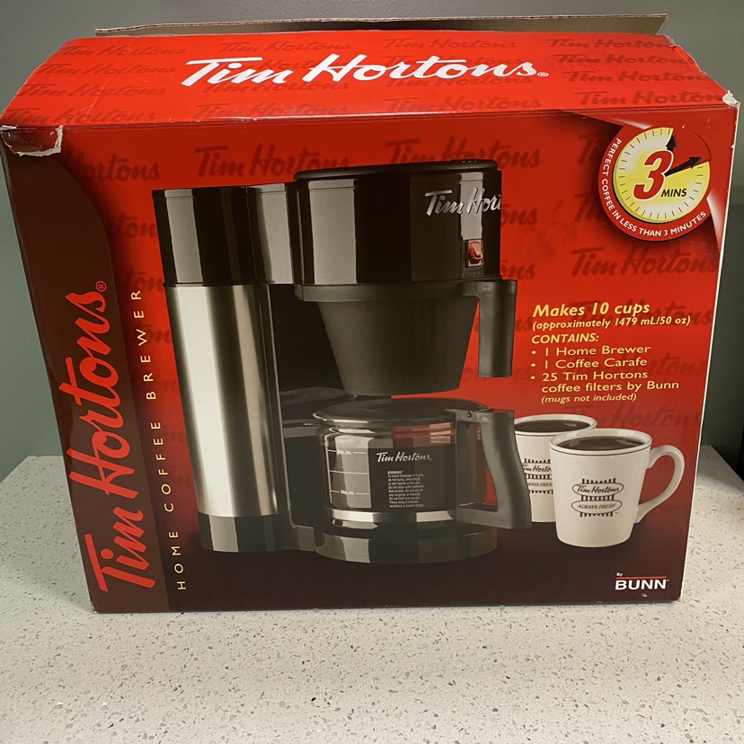 Tim Hortons Bunn Coffee Maker- 3 min to brew 10 cups! thumbnail