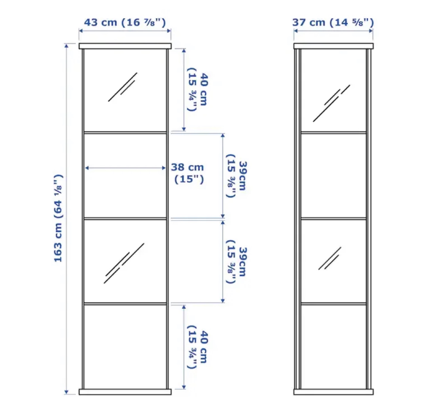 IKEA Detolf Glass Door Cabinet - photo 4