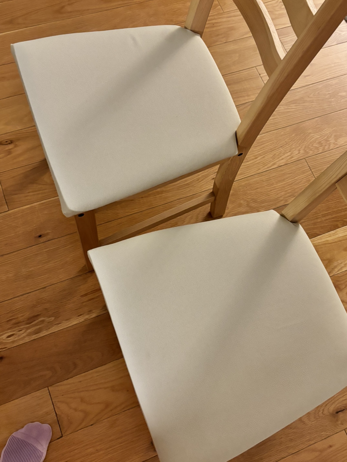 Ikea LERHAMN dining table with chairs - photo 4