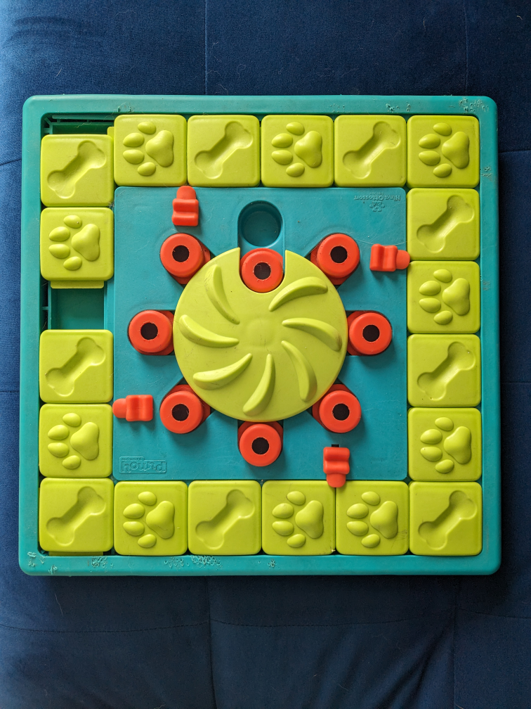 Outward Hound MultiPuzzle Interactive Enrichment Dog Toy thumbnail
