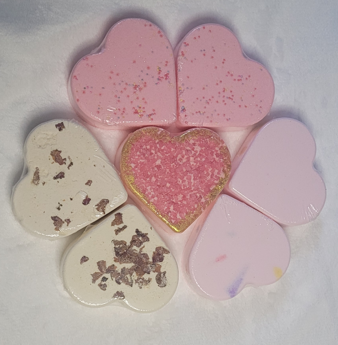 [Hearts] Scented Colourful Bath Bombs for kids and adults
