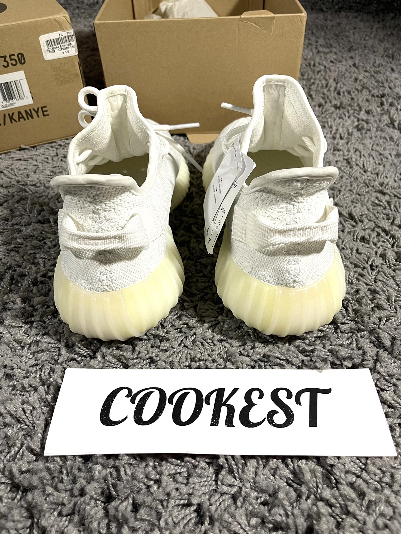 adidas Yeezy Boost 350 V2 Cream White Men US 8.5 image indicator(5)