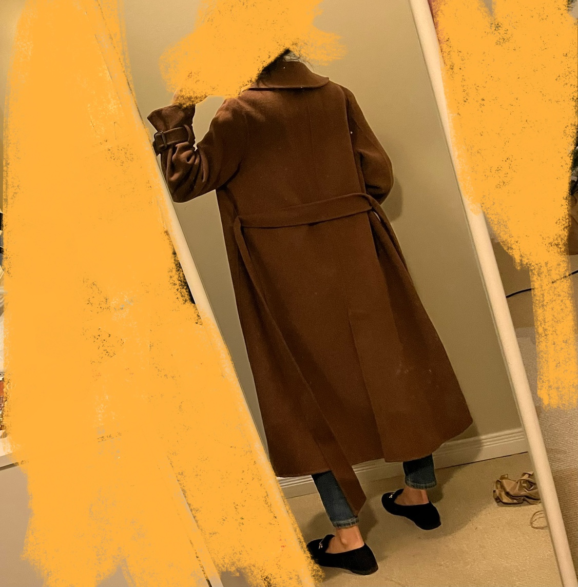 High quality long coat - photo 3
