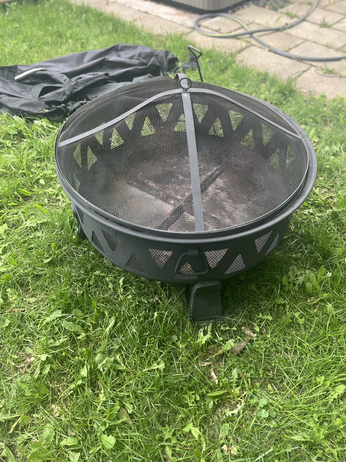 Large Raised Fire Pit w/ cover - photo 2