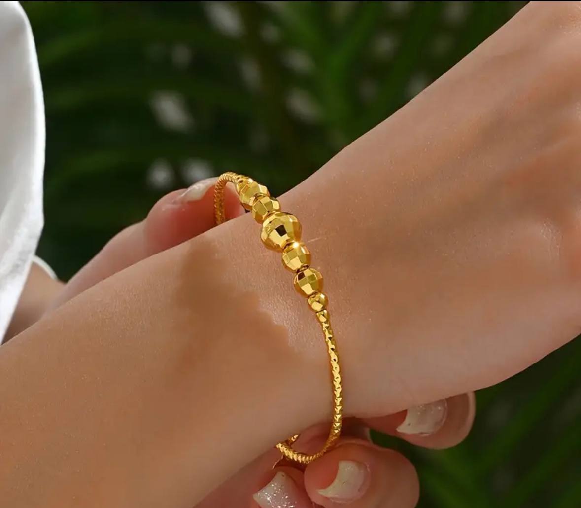 18 k plated bracelet