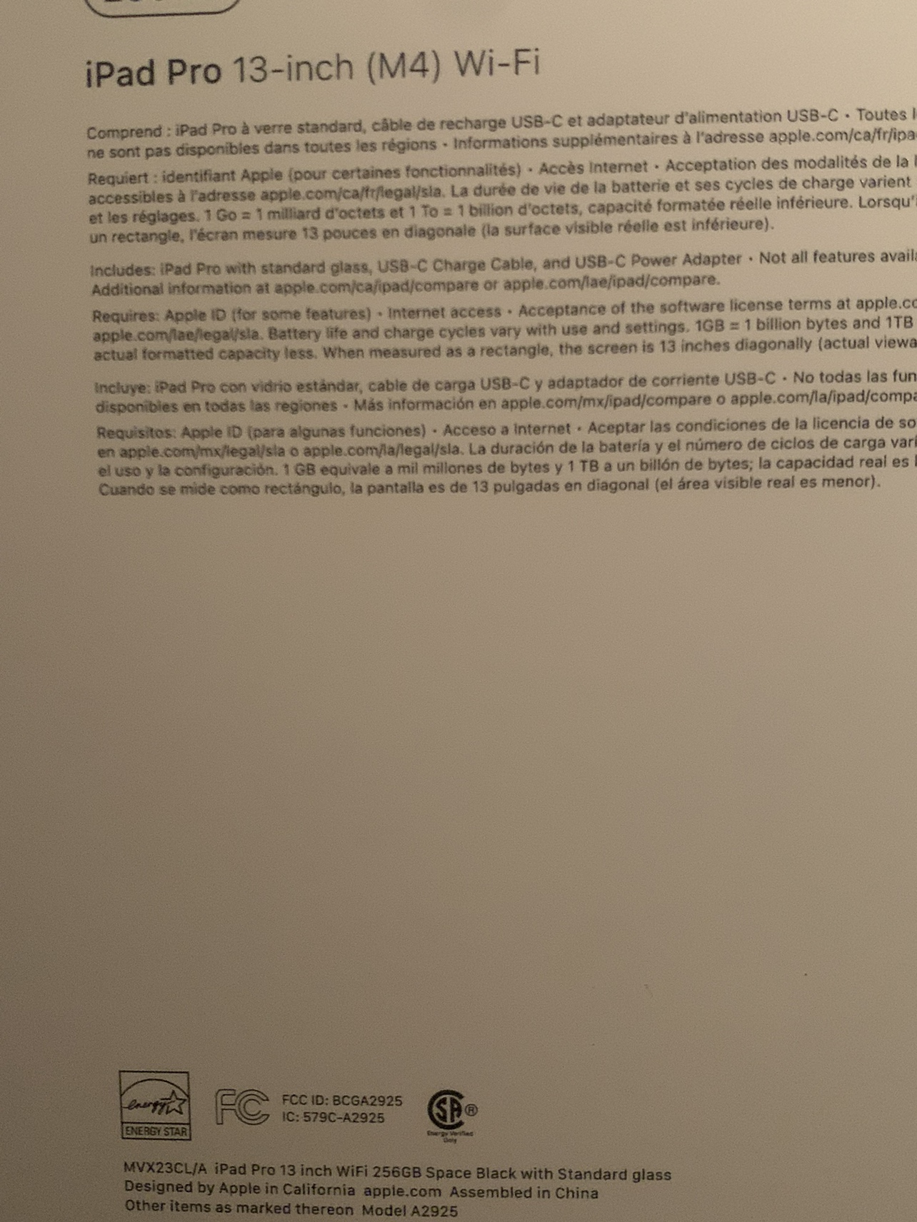 Apple iPad Pro 13-inch (M4): 256 GB, Space Black image indicator(3)