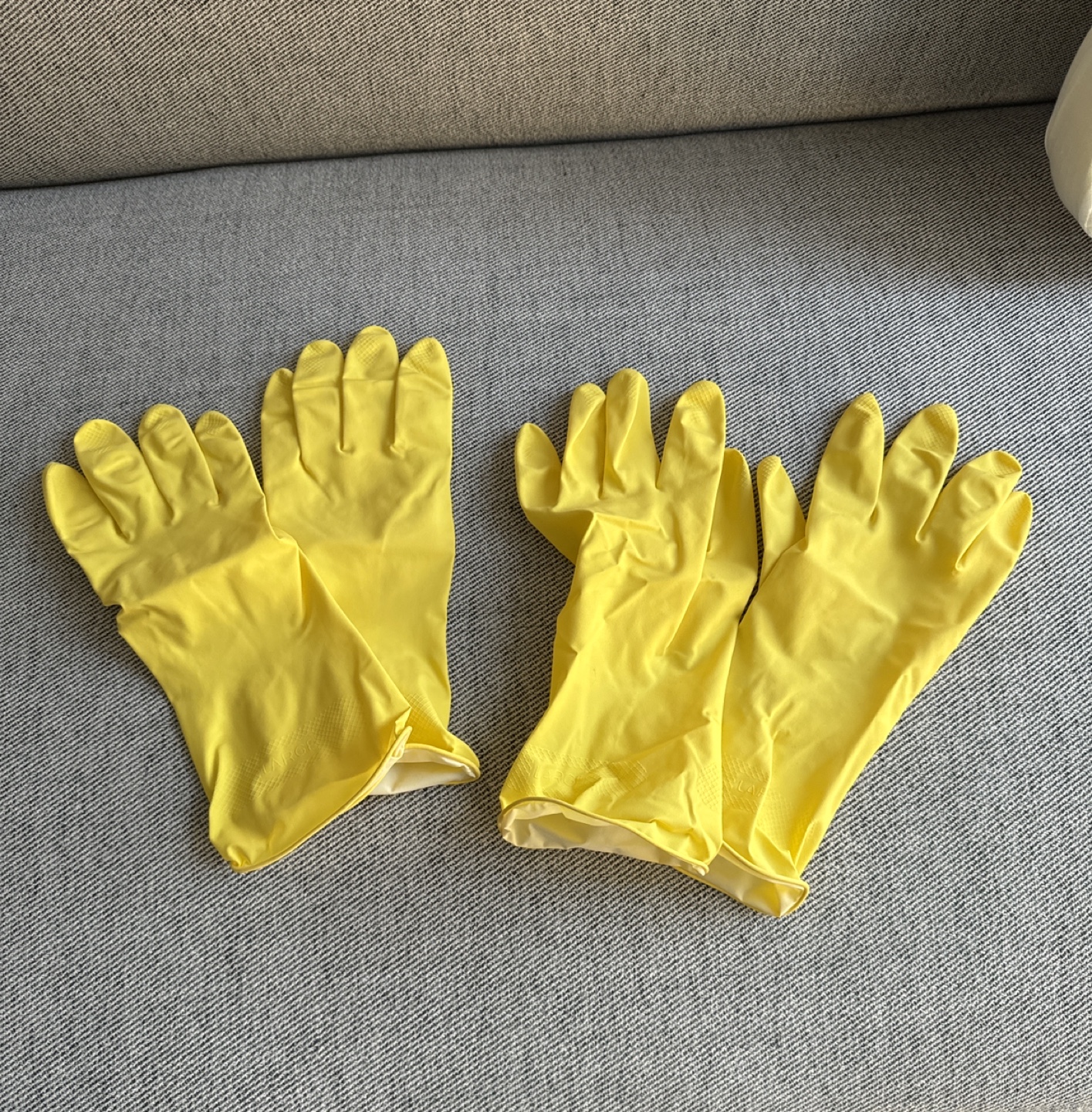 latex gloves, two pairs (brand new, never used) thumbnail