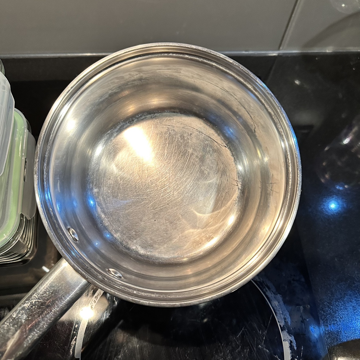 Stainless steel pot+2 glass containers image indicator(2)