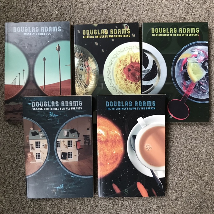 5 Hitchhiker Guide to the Galaxy Books Trilogy Collection thumbnail