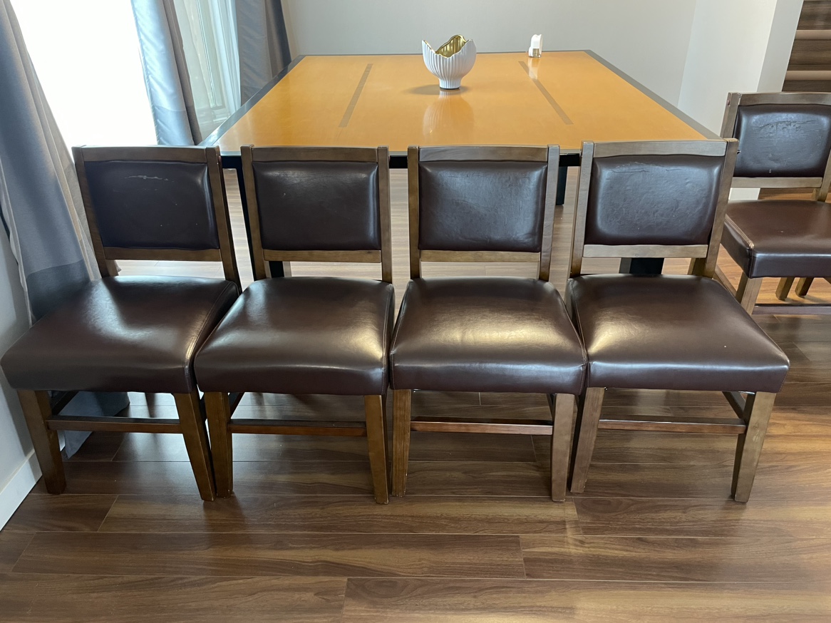 Classic wood dining chairs (8 pieces) - photo 2