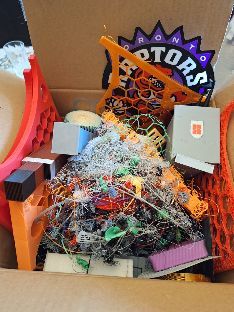 Box of failed print 3D poop #freecycle thumbnail
