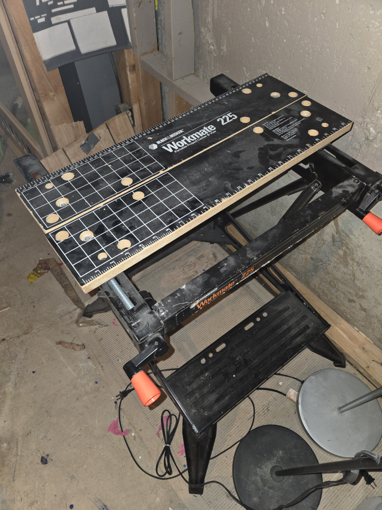 Black and Decker work bench
