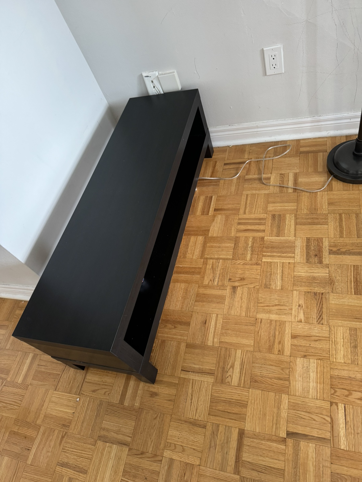 Ikea TV unit, black-brown, 47 1/4x13 3/4x14 1/8