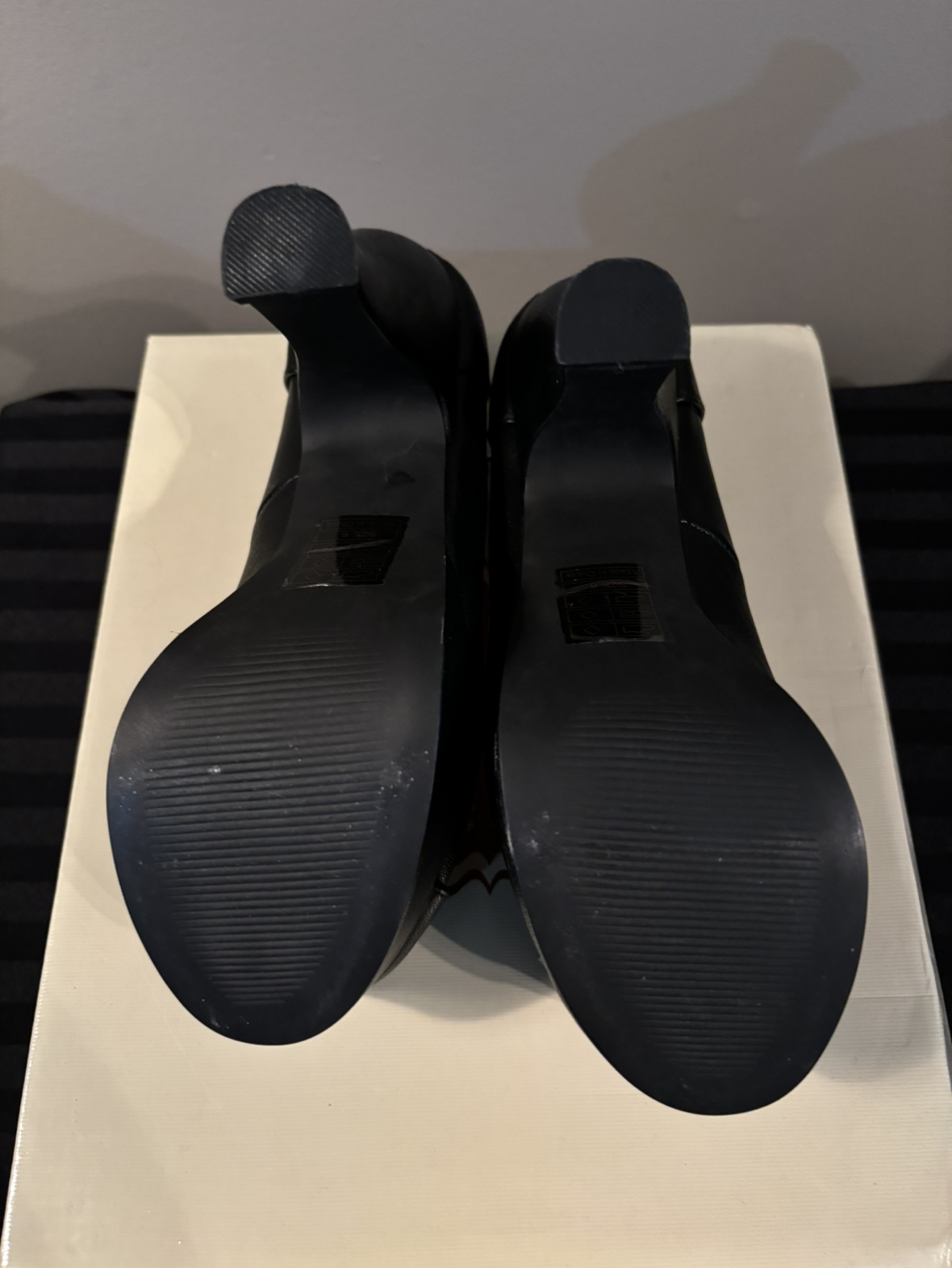 Platform Pinup Heels - Black - photo 4